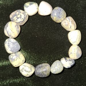 Beautiful, Natural Ryolite Stone Beaded Bracelet